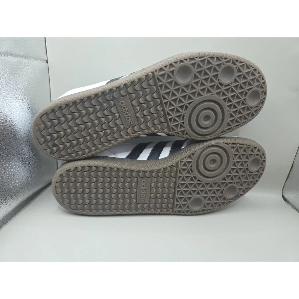 Adidas Samba OG Low Mens 9.5 White Black Gray Gum B75806